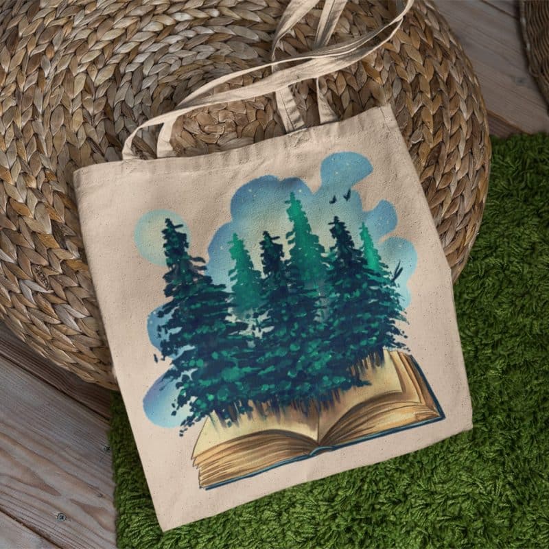 Еко чанта "Bookish Forest"