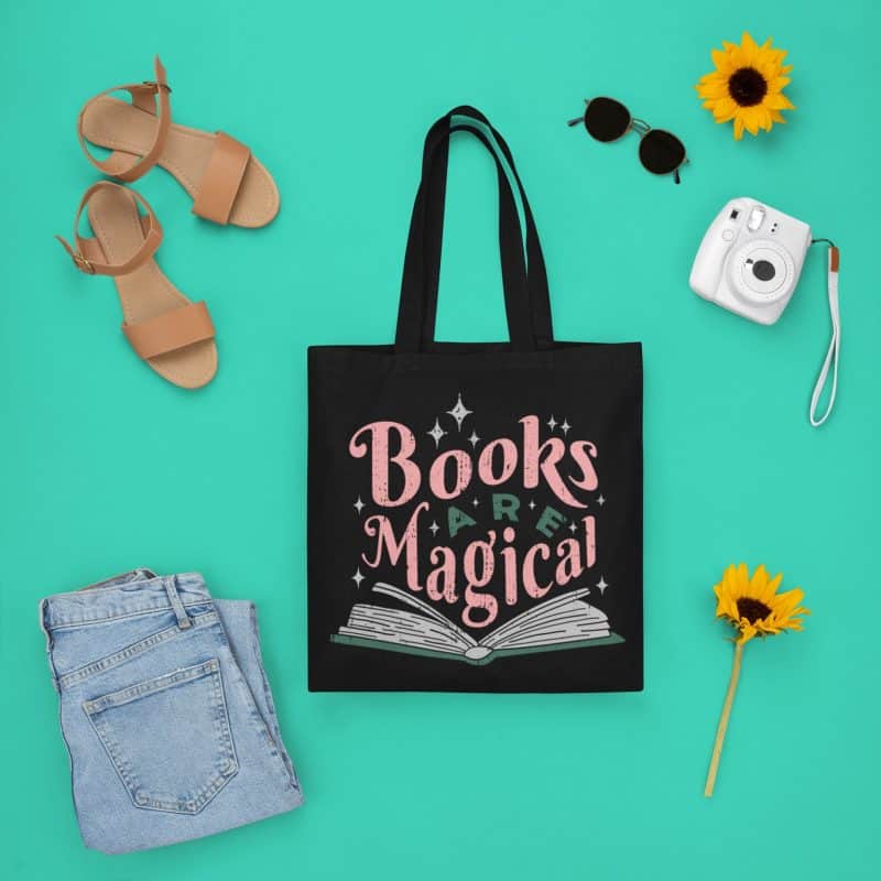 Еко чанта "Books Are Magical"